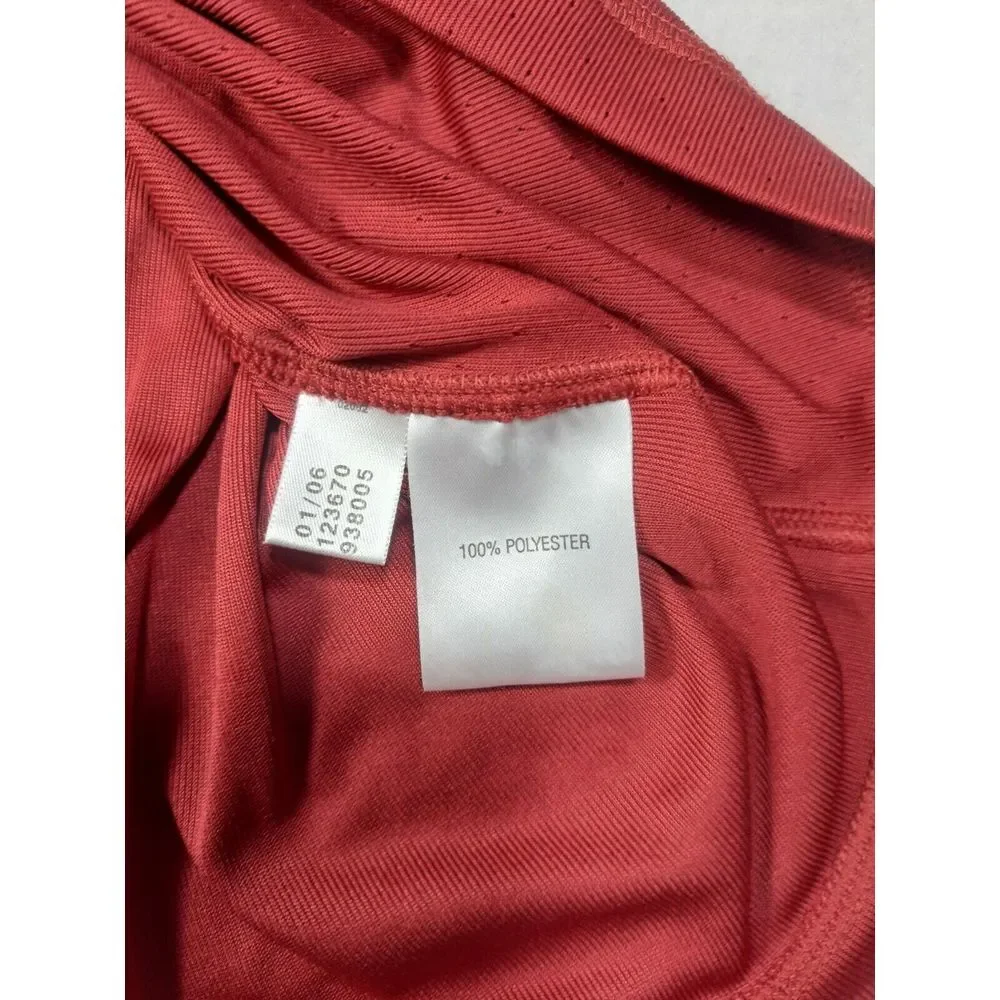 Adidas Shirt Mens XXL Red Climacool Athleisure Lounge Wear Performance Crew Neck